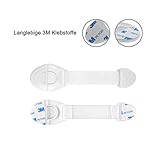 HomySnug Baby Sicherheit Sperren Kindersicherung multifunktionale Baby Sicherheitsschloss für Schubladen und Kleiderschrank – 10 stück - 2