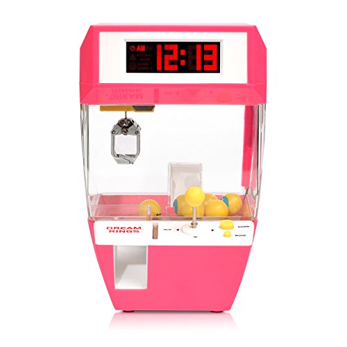 GCSJ Creativo Capturador de Dulces Despertador, Electrónico Caramelo Grabber con Música de éxito y Fracaso (Pink)