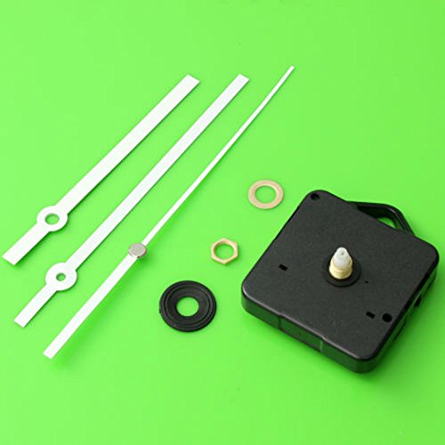 Quartz Wand Uhr Bewegung Mechanismus Reparatur Teile Kit Welle (Weiß) - 4