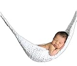 DAYAN White Color Crochet Hats Newborn Baby Knit Hammock Photography Photo Prop Baby Crochet Knitted Bed