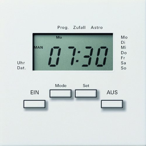 Preisvergleich Produktbild Gira 0385112 Zeitschaltuhr Flächenschalter, reinweiß