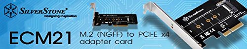 SilverStone SST-ECM21 – PCI-E Erweiterungskarte PCI-E x4 zu M.2 (NGFF) - 13