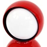 Artemide Eclisse - Lampada da tavolo, Ø 12 cm, altezza 18 cm, colore: Rosso