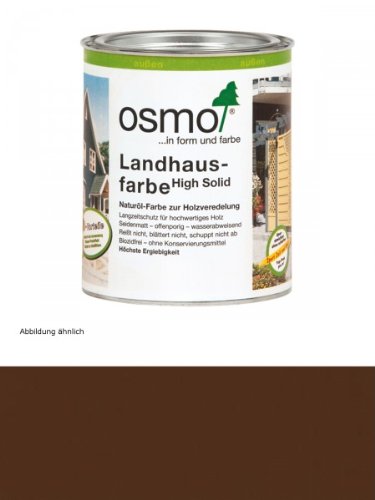 Osmo Landhausfarbe Dunkelbraun (2607) 750 ml