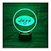 Produktbild New York Jets Nachtlampe Schlafzimmer Usb Rgb Touch Sensor Kinder Kinder Geschenk Neuheit Team Logo Led Nachtlicht American Football