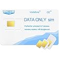 EIOTCLUB Sim Card, Data Only Sim Card for 4G Camera, 4G Wifi Router, Trail Camera, GPS Tracker, Compatible with Vodafone, 3, EE, O2 Networks, Pay As You Go, No Contract, No Credit Check (100MB 30days)