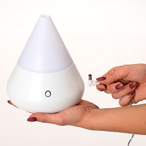 PAJOMA 62527 Aroma-Diffuser Asterion White, LED Lichtwechsel, Höhe 15,5 cm - 6