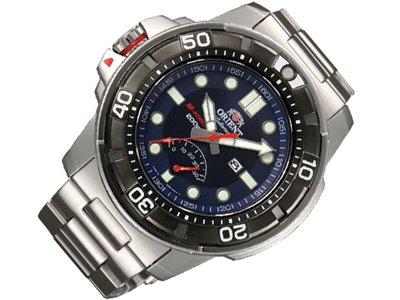 ORIENT M-Force Automatik Power Reserve Herrenuhr Saphier Handaufzug Datum SEL06001D0
