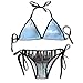 Produktbild Women's Swimsuit Two Pieces Bikini Set Day Time Illinois Missisippi River Clouds Coastal Town Urban DesignSwimwear Bathing Suits