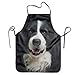 Produktbild fengxutongxue Personalized Border Collie Aprons Printed Apron for Home Server Women
