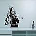 Produktbild Eeemmm Captain Jack Sparrow Wall Sticker Vinyl Decal Pirates Of The Caribbean Art Adventure Movie Decorations For Home Room Decor 70 * 57Cm