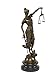 Produktbild aubaho XL 63cm Bronzeskulptur Justitia Justizia Bronze Figur Skulptur Sculpture Justice