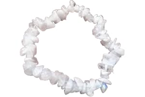P&R:UK Natural Irregular Crystal Chip Bracelet - Healing Stones, Chakra Balancing, Handcrafted Jewelry for Energy and Wellness for Women Men