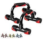  Readaeer --Pushup Bar,Soporte para Flexiones (Rojo)