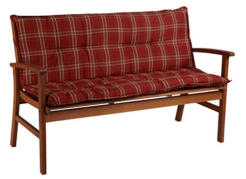 Kissen Gartenbank Rio Grande – Rubinrot - 2