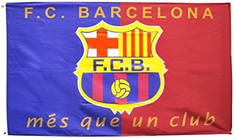F.C Barcelona Team Soccer Flag 3 ft. x 5ft. by J4K