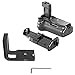 Produktbild Neewer® vertikaler Batterie-Griff (Ersatz für BG-E8) für Canon EOS 550D / T2i, 600D / T3i, 650D / T4i, / 700D / T5i Spiegelreflexkameras + Metall 1/4 "Schnellwechselplatte L Halterung-Handgriff für Canon 550D / T2i