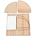 Songmics Bamboo Foldable Laundry Basket Box with Removable Lining 58L (23.6" x 13.8" x13.8" ) Natural LCB46S
