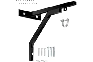 ONEX 1x Heavy Duty Punch Bag Wall Bracket – 18-Inch Steel Boxing Hanger with Screws & Fixings – Wall Mounted Punching Bag Holder for MMA, Muay Thai, Kickboxing, Home Gym & Boxing Training