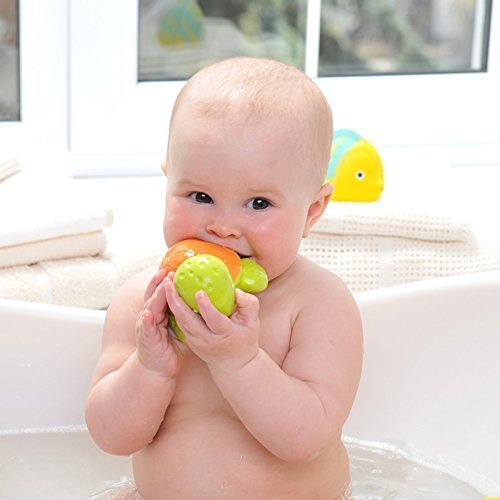 Mele die Schildkröte – Bio Badespielzeug aus Naturkautschuk – Frei von chemischen Zusatzstoffen: 0% PVC, BPA, Phthalate - 3