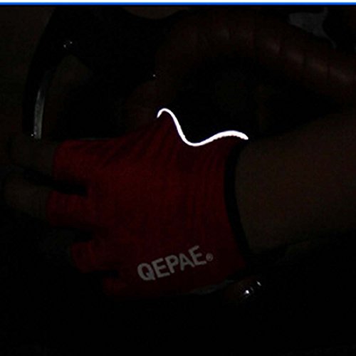 Lerway MTB Fahrrad Halbe Finger Radsport Fahrrad Handschuhe Motorrad Fahrradhandschuhe - 3