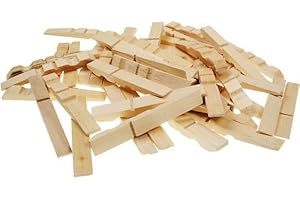 MEYCO HOBBY Bastel FSC – Mollette in legno mollette bastel pezzi per hobbistica 72 x 10 mm, 100 pezzi