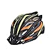 Produktbild LYH Helm Fahrradhelme, Fahrradhelme, Männer Und Frauen, Sicherheit, Helme, Outdoor - Rennrad - Helme,Schwarz - Grün - Orange,Einheitliche Kodex