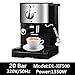 Produktbild Aijin 20 Bar Hochdruckkaffeemaschine 3In1 Kaffeemaschine Küche 1.5L Barista Espressomaschine Cappuccino Kaffeeschaum Milch und heiße Getränke • Schwarz