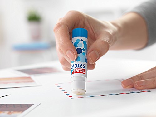 tesa Stick Klebestift ecoLogo rund, ökologisch, 3 x 10g, blau - 2
