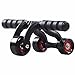 Produktbild AB Roller Rad Dreiecksstütze Bauch Roller Core Bauch Trainer Workout Fitness Trainingsgerät mit Knie Pad für Körper Fitness Krafttraining Yoga Gym