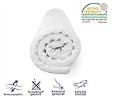 Matratzenschoner mit 4 cm hohem Kaltschaum für optimale Körperanpassung, Gesamthöhe ca. 5 cm, angenehmer Topper für Matratze und Boxspringbett; Größe: 140 x 200 cm