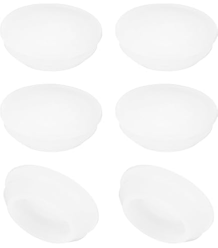 Produktbild von QUARKZMAN 10 Stück Silikonstopfen – Für 28–30 Mm Löcher, Transparent, Wasserdicht, Für Rohre, Möbel & Maschinen