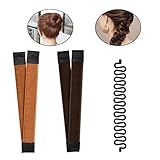 【Moda en todas partes】 Accesorios perfectos para el peinado para el trabajo, escuela, fiesta de postería, boda, graduación, promoción, recital de ballet, baile, yoga, correr, caminar, etc.