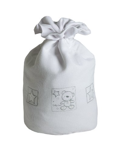 Baby Elegance Star Ted Laundry Bag (White)