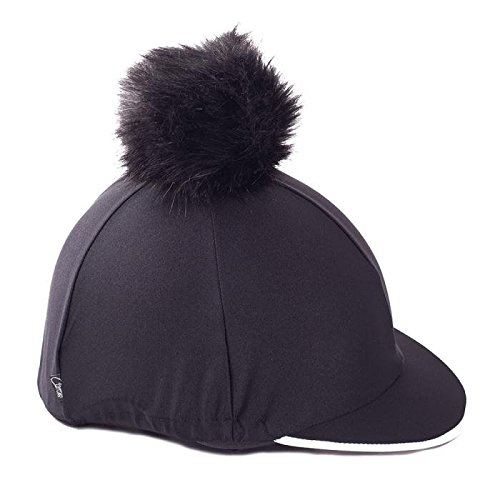 Black-Pom-Pom-Hat-Cover-with-fake-fur-pom-pom-Black