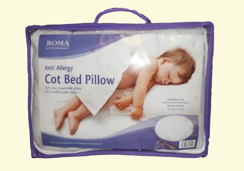 Roma Anti Allergy Microfibre Baby/Toddler Pillow Suitable from 12 Months
