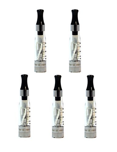 5 x genuino Innokin iclear 16 bobina doble Clearomizer 510 Net (Clear), Este producto no contiene nicotina ni tabaco