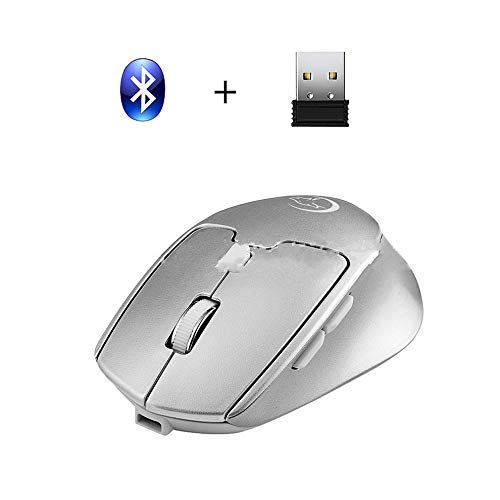 Preisvergleich Produktbild Wireless Dual Mode Rechargeable Portable Mobile Mice USB Receiver