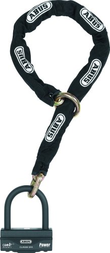 Abus 58/140HBIII100+12KS Loop - Cadena antirrobo para moto, color negro