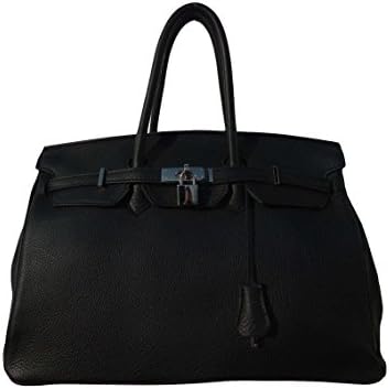 hand bag leather black