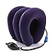 Produktbild YUANYAUN520 Kopfkissen U Nackenkissen Air Aufblasbares Kissen Cervical Brace Nackenschulterschmerzen Entspannen Massagekissen Luftkissen Traktion Weich, 04