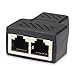 Produktbild Fannty RJ45 Ethernet LAN Netzwerk Y Splitter 3 Ports Anschluss 1 bis 2 Socket Splitter