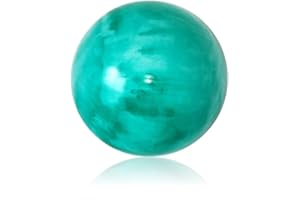 IUDWCG - 1 Pcs Pelota de Pilates Pequeña Pelota de Gimnasia Yoga Pelota Gimnástica - 25cm, Gruesa Pelota Gimnástica a Prueba de Explosiones, Antideslizante y Súper Ligera Suave, Hogar, Oficina (Verde)
