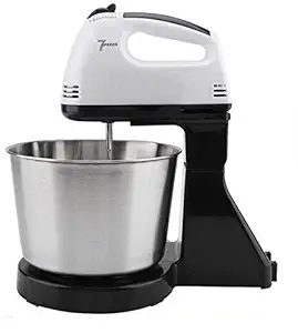 ARTHARVAA Retail 2 in 1 Stand Mixer Cook Stand Mixer for Electric Cooking Electric Stand Mixer Elegant Kitchen Mixer 7 Speed Control with Hook for kneading and Whisk for Cake(Standard, White Color)