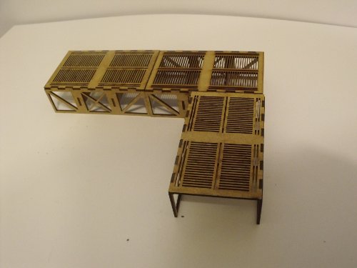 Wargame Tabletop Building - walkways