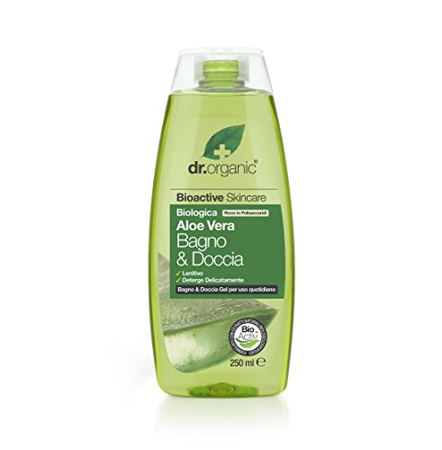 Dr. Organic Aloe Vera Body Wash Bath and Shower Gel Polysaccharide Rich Daily Bath & Cleansing