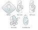 1x - Printed 100% Cotton Muslin Square Cloth 70x80 Baby Reusable Bibs / Nappy / Wipes (Pattern 3)
