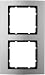 Produktbild Hager B3 – Rahmen 2 Elemente Vertikal Horizontal Aluminium