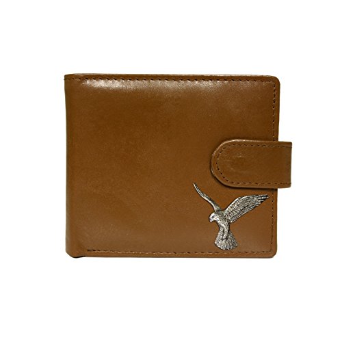 Preisvergleich Produktbild Qualität Tan Leder Bird of Prey Wallet