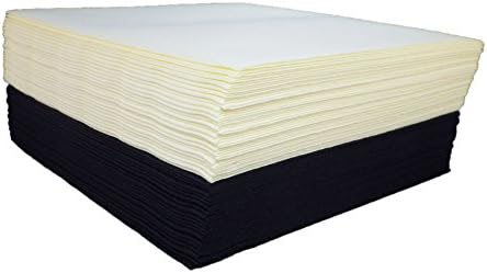 50x High Quality Napkins by Sepkina Gala Birthday Wedding Napkins Uni Plain Cream Champagne Ivory Black